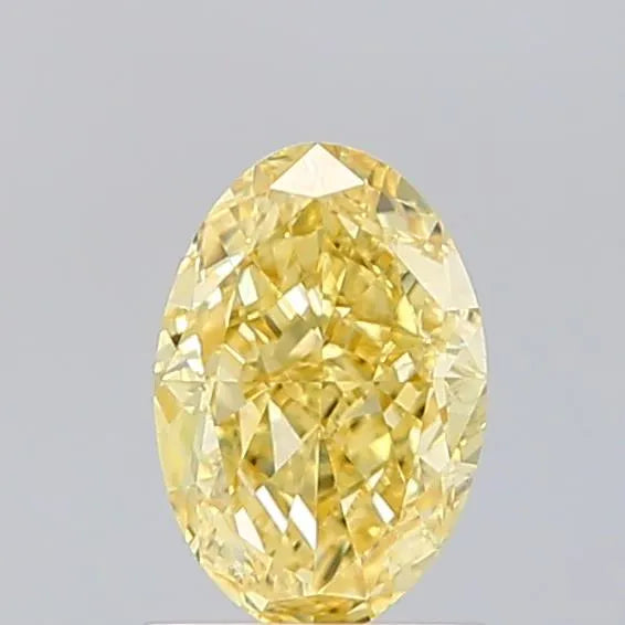 1.03ct Oval Lab Grown Diamond (Colour Fancy Intense Yellow, Clarity VS1, IGI Certified)