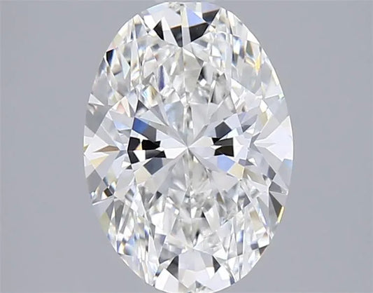 2.07ct Oval Lab Grown Diamond (Colour G, Clarity VVS2, IGI Certified)