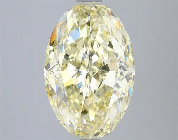 5.00ct Oval Lab Grown Diamond (Colour Fancy Intense Yellow, Clarity VS2, IGI Certified)