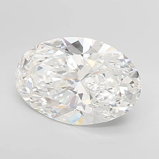 5.09ct Oval Lab Grown Diamond (Colour F, Clarity VVS2, IGI Certified)