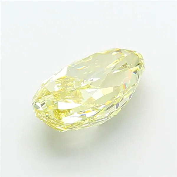 5.13ct Oval Lab Grown Diamond (Colour Fancy Intense Yellow, Clarity VS2, IGI Certified)