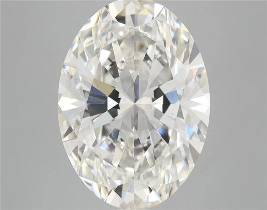 5.22ct Oval Lab Grown Diamond (Colour G, Clarity VS2, IGI Certified)