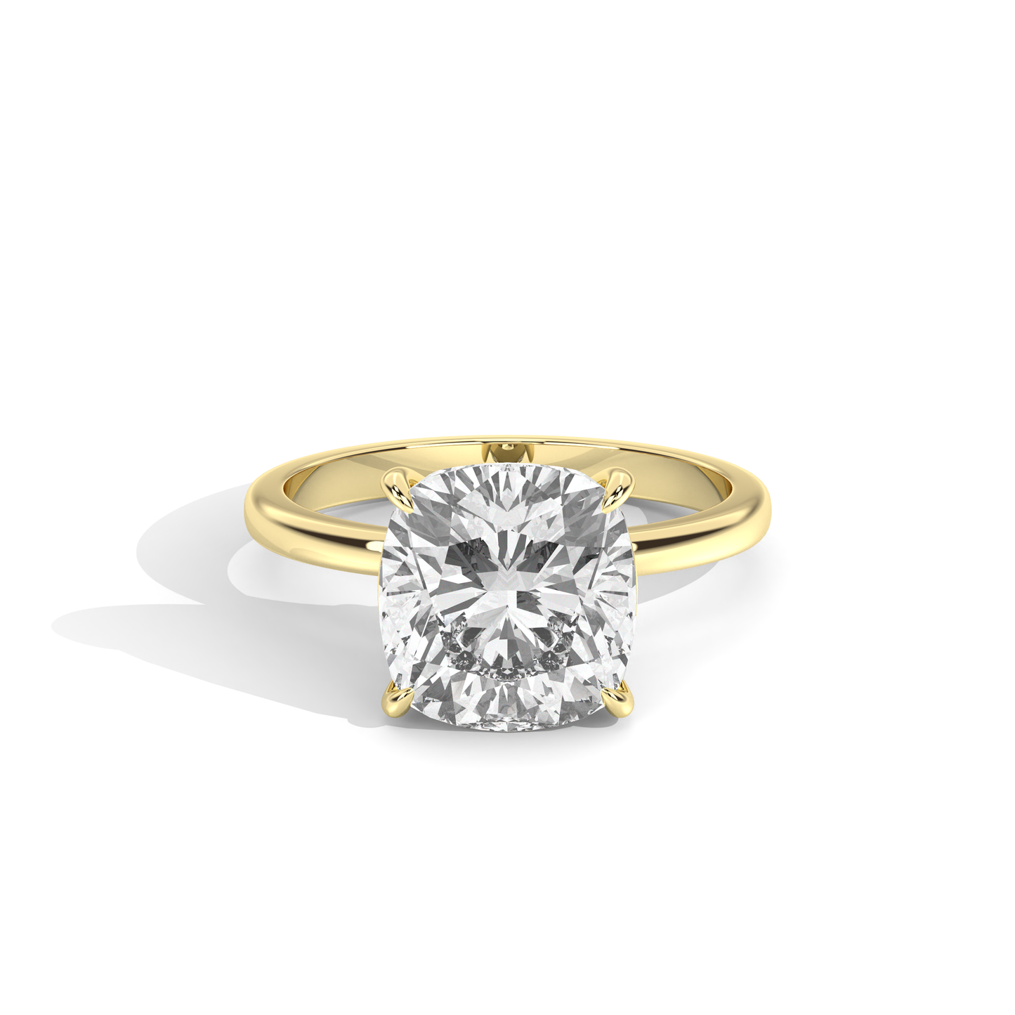 Elle Collection Engagement Ring – 14k Yellow Gold