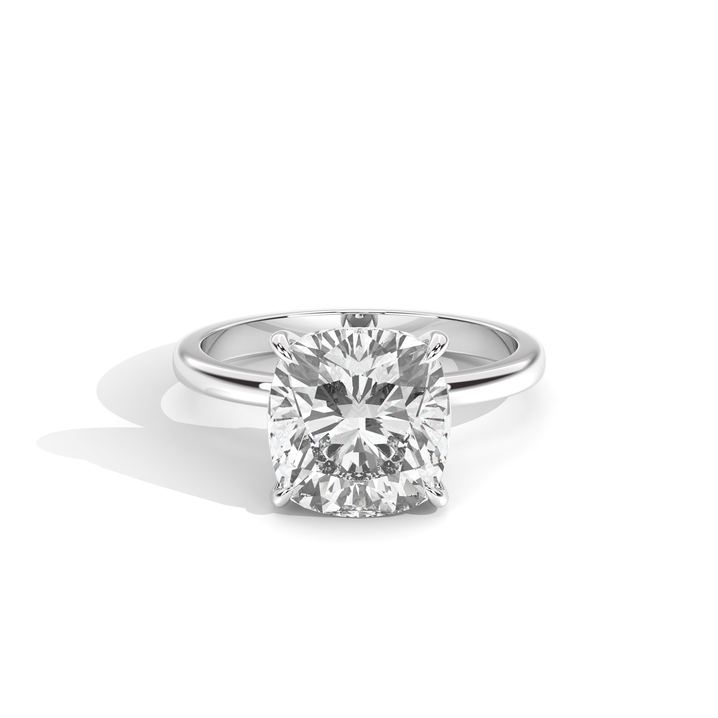 Elle Collection Engagement Ring – 14k White Gold