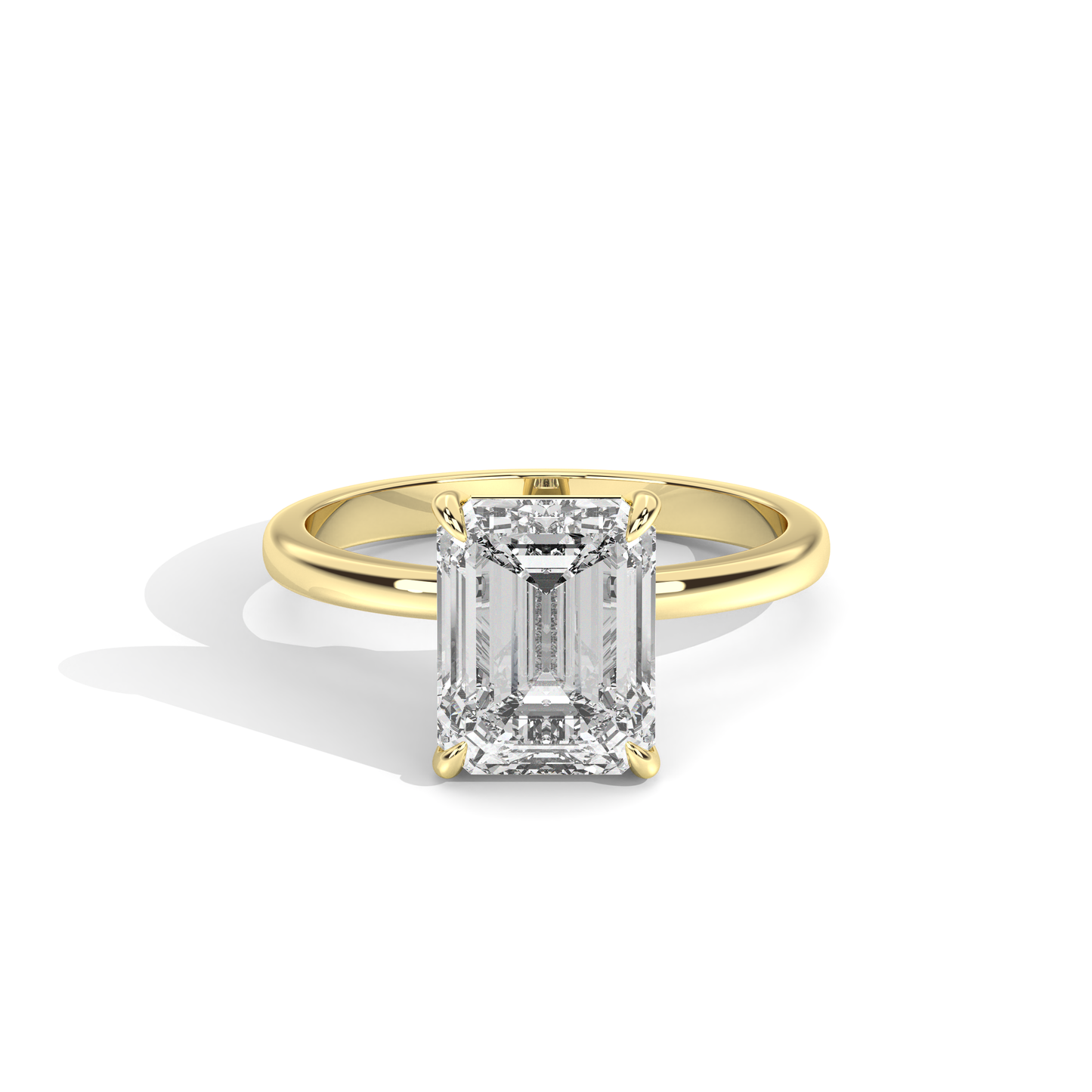 Elle Collection Engagement Ring – 14k Yellow Gold