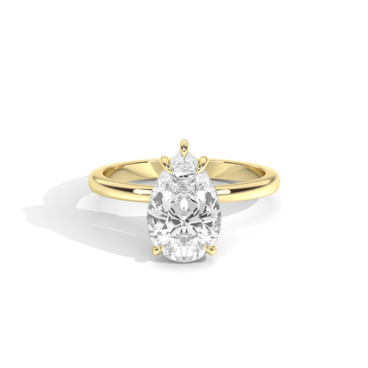 Elle Collection Engagement Ring – 14k Yellow Gold