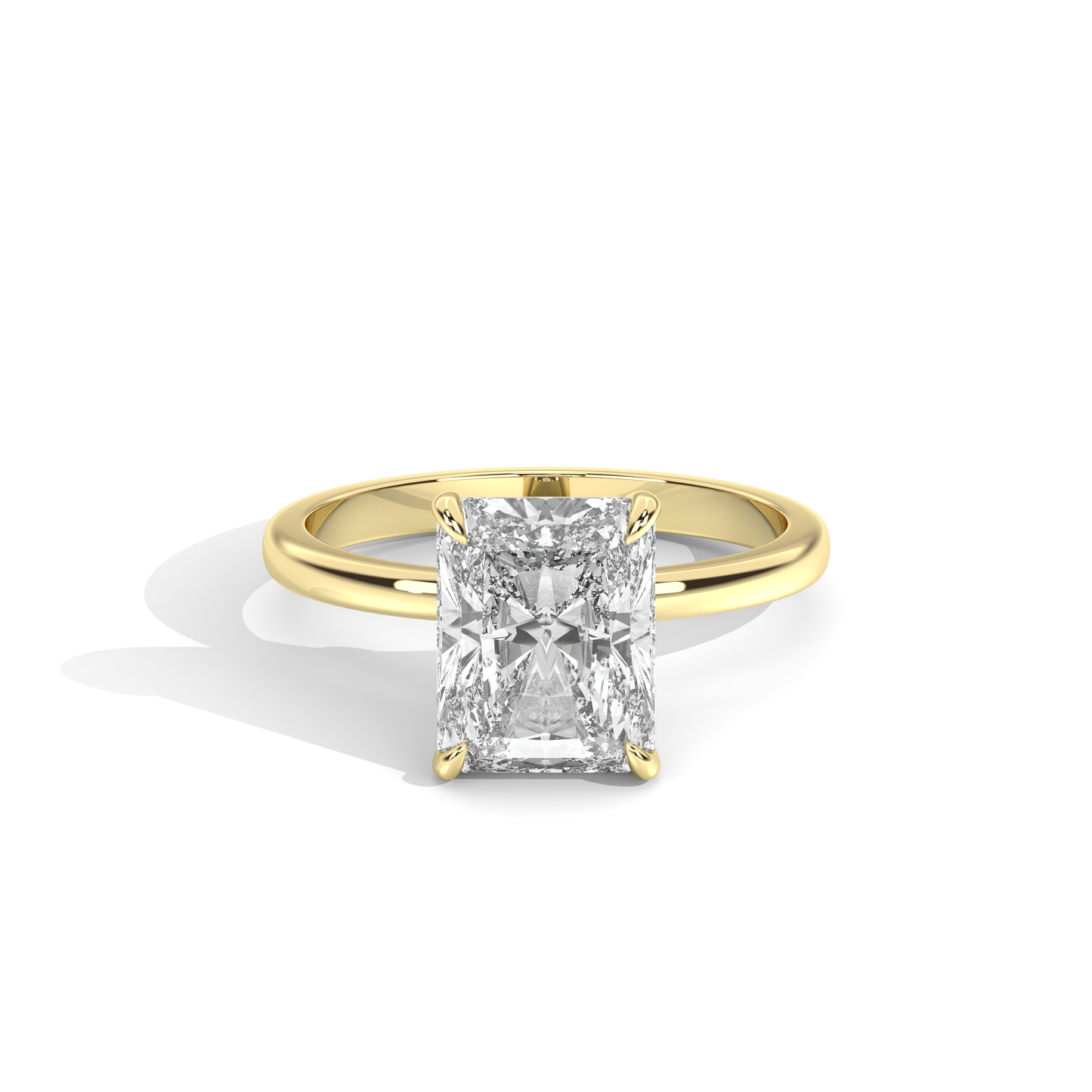 Elle Collection Engagement Ring – 14k Yellow Gold